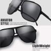 imageMens New Safaris Aviator Sunglasses  Gift Box Package2 Matte Black