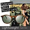 imagePolarized Sunglasses for Women Vintage Retro Round Lens  Pillow Box Package3tortoise