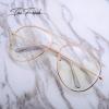 imageThe Fresh Classic Aviator Frame Light Color Lens XL Oversized Sunglasses Gift Box11gold