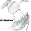 imageThe Fresh Classic Aviator Frame Light Color Lens XL Oversized Sunglasses Gift Box16silver