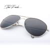 imageThe Fresh Classic Aviator Frame Light Color Lens XL Oversized Sunglasses Gift Box21silver