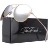 imageThe Fresh Classic Aviator Frame Light Color Lens XL Oversized Sunglasses Gift Box22gold