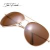 imageThe Fresh Classic Aviator Frame Light Color Lens XL Oversized Sunglasses Gift Box24gold