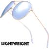 imageThe Fresh Classic Aviator Frame Light Color Lens XL Oversized Sunglasses Gift BoxGold