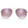 imageThe Fresh Classic Metal Frame Mirror Lens Aviator Sunglasses with Gift Box05cgold