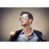 imageThe Fresh Classic Metal Frame Mirror Lens Aviator Sunglasses with Gift Box06gold