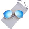 imageThe Fresh Classic Metal Frame Mirror Lens Aviator Sunglasses with Gift Box20bgold