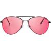 imageThe Fresh Classic Metal Frame Mirror Lens Aviator Sunglasses with Gift Box34black Spring Temple