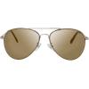 imageThe Fresh Classic Metal Frame Mirror Lens Aviator Sunglasses with Gift Box35gold Spring Temple