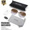 imageThe Fresh Classic Metal Frame Oceanic Color Lens Aviator Sunglasses Gift Box5gold