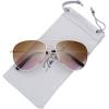 imageThe Fresh Classic Metal Frame Oceanic Color Lens Aviator Sunglasses Gift Box5gold