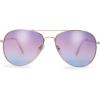 imageThe Fresh Classic Metal Frame Oceanic Color Lens Aviator Sunglasses Gift Box6gold