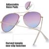 imageThe Fresh Classic Metal Frame Oceanic Color Lens Aviator Sunglasses Gift Box6gold