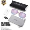 imageThe Fresh Classic Metal Frame Oceanic Color Lens Aviator Sunglasses Gift Box6gold