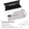 imageThe Fresh Clout Goggles Oval Mod Retro Vintage Kurt Cobain Inspired Sunglasses Round Lens Gift Box5shiny White