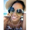 imageThe Fresh Fashion Designer Huge Hexagon Metal frame Ocean Colored Lens Sunglasses Gift Box1gold