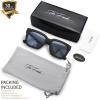 imageThe Fresh Flat Lens Retro Oversized Square Sunglasses for Women1shiny Black