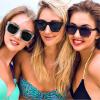 imageThe Fresh Flat Lens Retro Oversized Square Sunglasses for Women3dark Tortoise