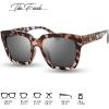imageThe Fresh Flat Lens Retro Oversized Square Sunglasses for Women3dark Tortoise