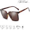imageThe Fresh Flat Lens Retro Oversized Square Sunglasses for Women732502 Leopard Print