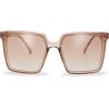 imageThe Fresh Flat Lens Retro Oversized Square Sunglasses for Women732503 Light Brown