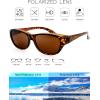 imageThe Fresh HD Polarized Wrap Around Shield Sunglasses for Wide Prescription Glasses Gift BoxF304tortoise