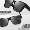 imageThe Fresh High Definition Polarized Wrap Around Shield Sunglasses for Glasses  Leather Eyeglasses Case  FR1F5611PF5611p01matte Black