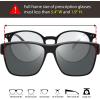imageThe Fresh High Definition Polarized Wrap Around Shield Sunglasses for Glasses  Leather Eyeglasses Case  FR1F5611PF5611p01matte Black