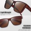 imageThe Fresh High Definition Polarized Wrap Around Shield Sunglasses for Glasses  Leather Eyeglasses Case  FR1F5611PF5611p03crystal Brown  Brown