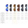 imageThe Fresh High Definition Polarized Wrap Around Shield Sunglasses for Glasses  Leather Eyeglasses CaseF404shiny Demi