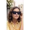 imageThe Fresh High Definition Polarized Wrap Around Shield Sunglasses for Glasses  Leather Eyeglasses CaseF604crystal BlackPink