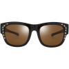 imageThe Fresh High Definition Polarized Wrap Around Shield Sunglasses for Glasses  Leather Eyeglasses CaseR5607rp01crystal Orange Black Paint for Large Glasses