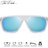 imageThe Fresh Large Oversized Fashion Square Flat Top Sunglasses  Exquisite Packaging6260jr01 Clear