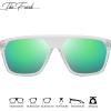 imageThe Fresh Large Oversized Fashion Square Flat Top Sunglasses  Exquisite Packaging6260jr02 Clear