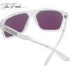 imageThe Fresh Large Oversized Fashion Square Flat Top Sunglasses  Exquisite Packaging6260jr02 Clear
