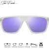 imageThe Fresh Large Oversized Fashion Square Flat Top Sunglasses  Exquisite Packaging6260jr04 Clear