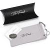 imageThe Fresh Matte Frosted Frame Reflective Colored Mirror Lens Spring Temple Horn Rimmed Sunglasses Gift Box1frost