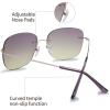 imageThe Fresh Minimalist Cat Eye Sunglasses Super Thin Metal Eyewear  Exquisite Packaging4209oc04gold  PurpleYellow