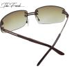 imageThe Fresh Minimalist Rimless Sunglasses for Men Women  Exquisite Packaging  FR1M401202brown  Brown Gradient