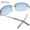 imageThe Fresh Minimalist Rimless Sunglasses for Men Women  Exquisite Packaging  FR1M401204silver  Blue Gradient