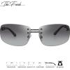 imageThe Fresh Minimalist Rimless Sunglasses for Men Women  Exquisite Packaging  FR1M401205gun Grey  Grey Gradient