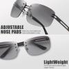 imageThe Fresh Minimalist Rimless Sunglasses for Men Women  Exquisite Packaging  FR1M401205gun Grey  Grey Gradient