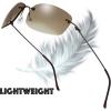 imageThe Fresh Minimalist Small Rectangular Sunglasses Clear Eyewear  Exquisite Packaging103brown  Gradient Brown