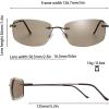 imageThe Fresh Minimalist Small Rectangular Sunglasses Clear Eyewear  Exquisite Packaging106brown  Brown