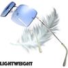 imageThe Fresh Minimalist Small Rectangular Sunglasses Clear Eyewear  Exquisite Packaging304silver  Gradient Blue