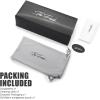 imageThe Fresh Minimalist Small Rectangular Sunglasses Clear Eyewear  Exquisite Packaging401501gold  Gradient Brown