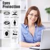 imageThe Fresh Minimalist Small Rectangular Sunglasses Clear Eyewear  Exquisite PackagingSilver  Blue Light Blocking Lens