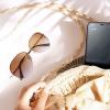 imageThe Fresh Oversize Rimless Ocean Color Lens Aviator Sunglasses Gift Box1gold