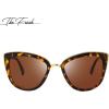 imageThe Fresh Polarized Cat Eye Designer Retro Vintage Sunglasses FR17264PDemi  Brown Gradient