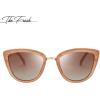 imageThe Fresh Polarized Cat Eye Designer Retro Vintage Sunglasses FR17264PLight Brown  Brown Gradient